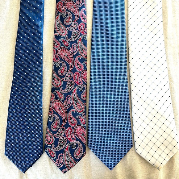 4 pack of men’s neckties. All in excellent condition. - Picture 1 of 3